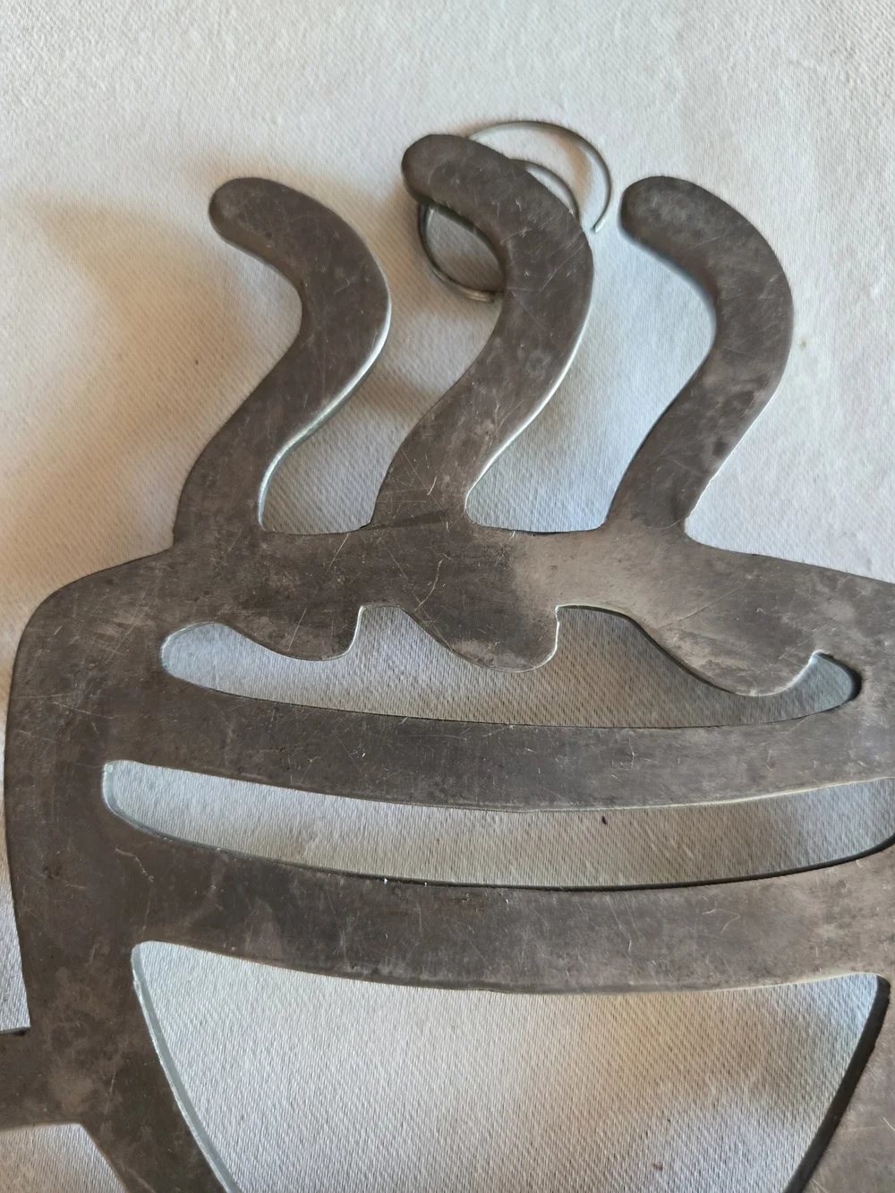 Metal Coffee Cup Trivet - Black